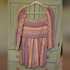 Easel Bodysuit Womens Cinched Off The Shoulder Shorts Sz Large